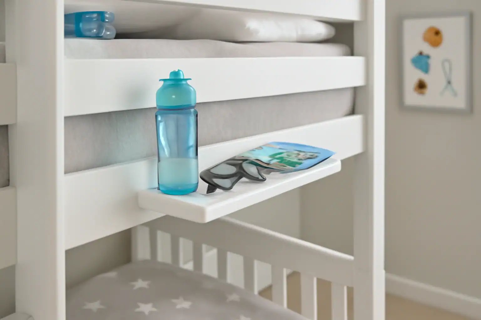 Under-Rail Shelves