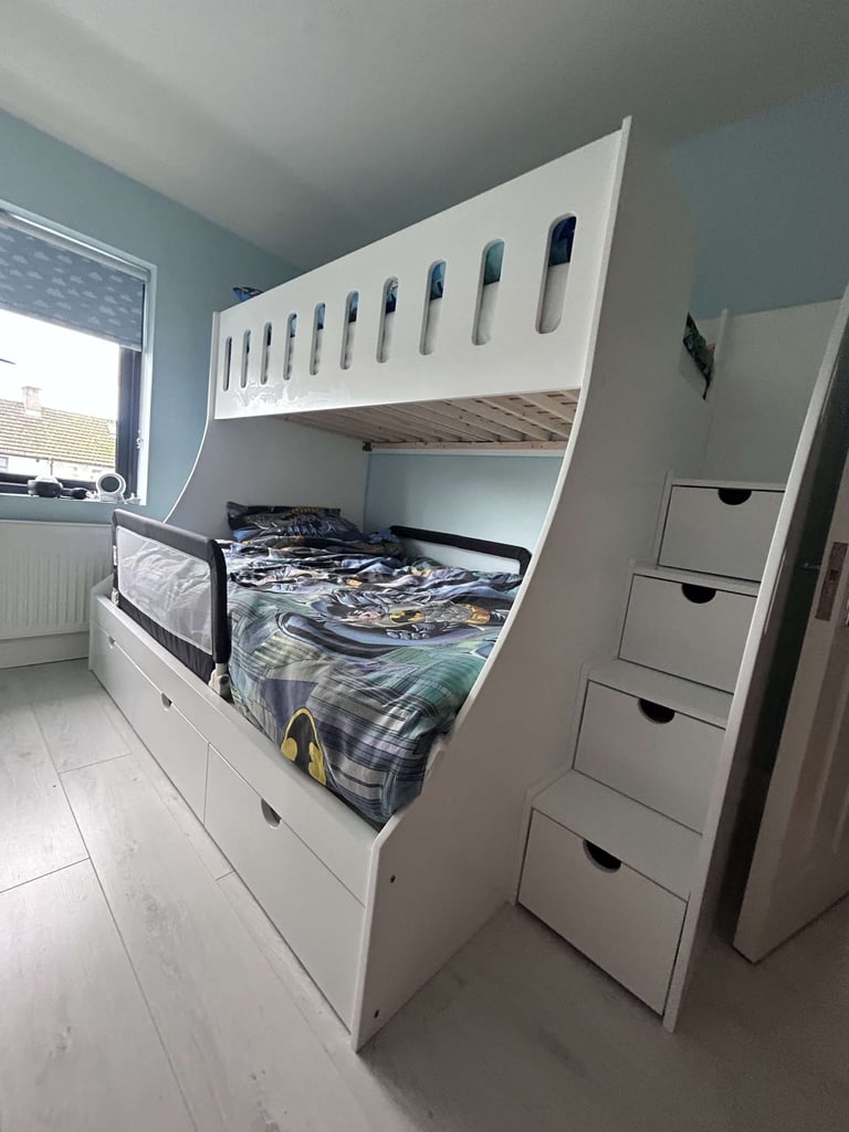 Single and double bed