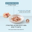 מעדן שזיר לחתולים טונה עם עוף בג'לי 85 גר'