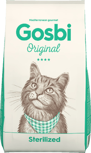 גוסבי אוריג'ינל חתול מסורס 3 ק"ג-Gosbi Original Sterilized Cat