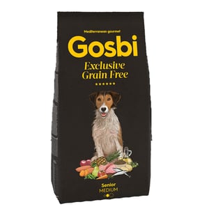 גוסבי אקסלוסיב ללא דגנים סניור 12 ק"ג-Gosbi Exclusive Grain Free Senior