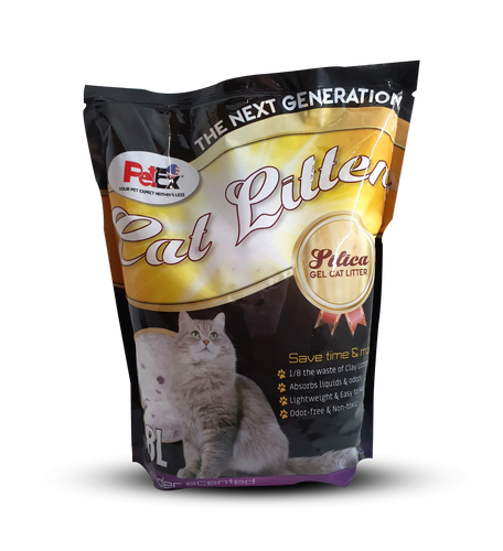 קרטון (8 שקיות) חול קריסטל פטקס 3.8 ליטר