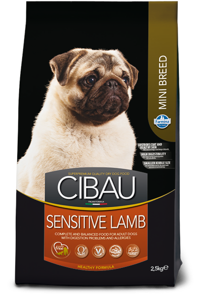 סיבאו כבש ואורז גזע קטן 2.5 ק"ג - Cibau Sensitive Lamb Mini