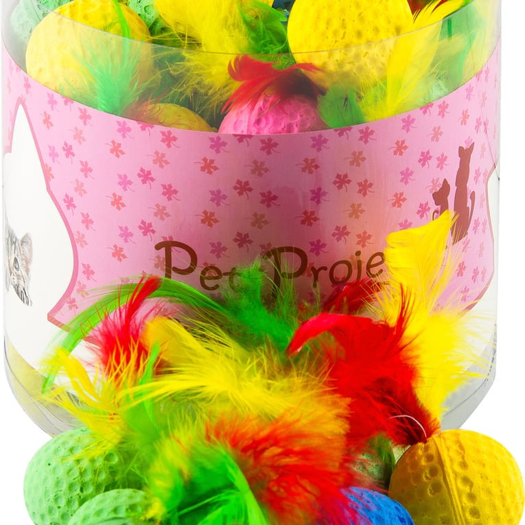 כדור ספוג עם נוצה