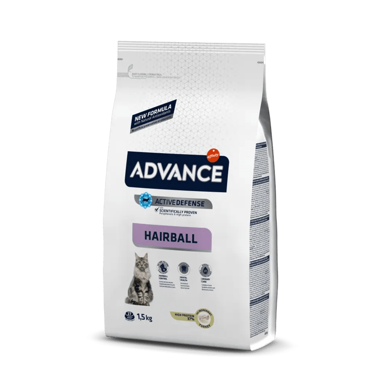 אדוונס הודו היירבול חתול 3 ק"ג - Advance Hairball Turkey