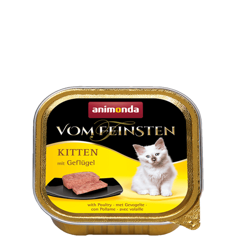 פיינשטיין עוף גורים 100 גרם-Vom Feinsten Chicken Kitten