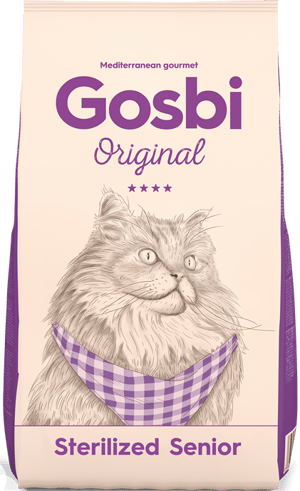 גוסבי אוריג'ינל סניור סטרלייז 3 ק"ג- Gosbi Original Sterilized Senior Cat