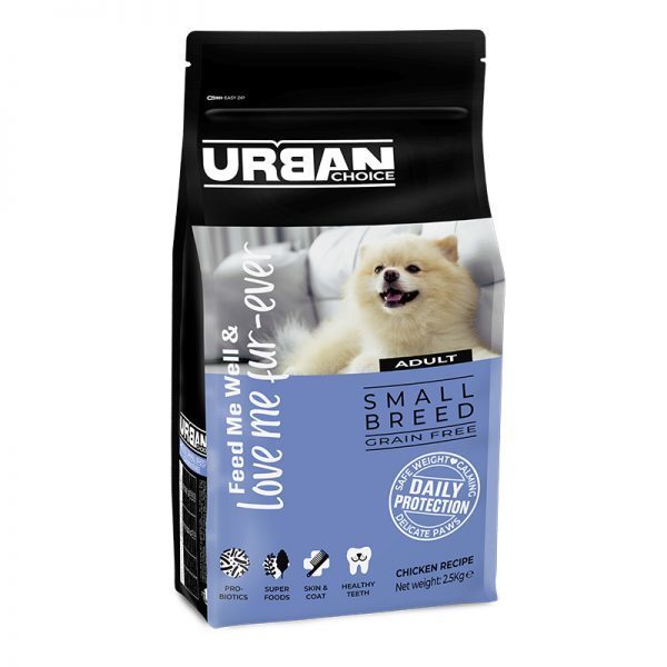 אורבן צ'ויס בוגר גזע קטן 6 ק"ג - Urban Choice Small breed