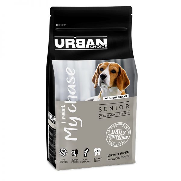 אורבן צ'ויס סניור (דגים) 2.5 ק"ג - Urban Choice Senior Fish אורבן צ'ויס סניור (דגים) 2.5 ק"ג - Urban Choice Senior Fish