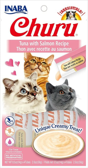 מעדן צ'ורו טונה וסלמון 56 גרם- Churu Tuna with Salmon