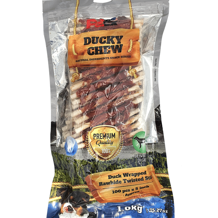 מקלות סידן עטופות ברווז 1 ק"ג - Duck Sticks