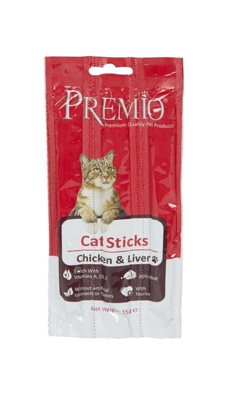 פרמיו סטיק מקלוני עוף וכבד - 3 מקלות ביחידה