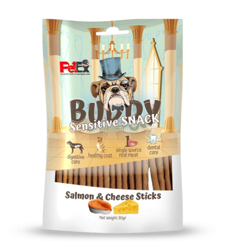 באדי סנאק מקלות סלמון בתוספת גבינה 80גר'