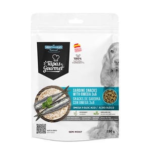 חטיף טאפאס גורמה סרדינים+אומגה 3&6 150 גרם- Tapas Gourmet Sardine+Omega 6&3