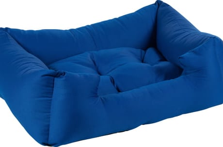 מיטת כותנה בצבע כחול