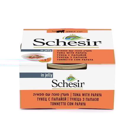 מעדן שזיר לחתולים טונה עם פפאיה בג'לי 75 גר'