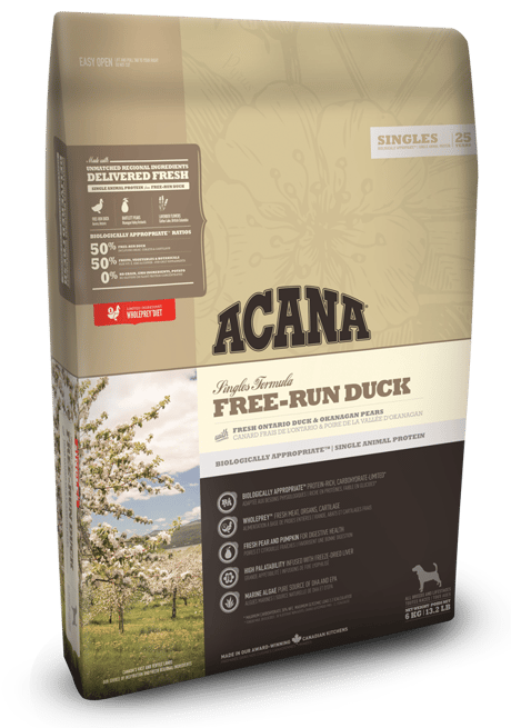 אקאנה סינגלס ברווז ואגס 2 ק"ג-Acana Singles Duck