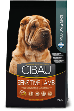 סיבאו סנסטיב כבש ואורז 12 ק"ג - Cibau Sensitive Lamb