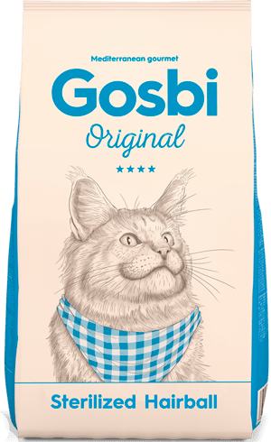 גוסבי אוריג'ינל היירבול 7 ק"ג- Gosbi Original Sterilized Hairball Cat