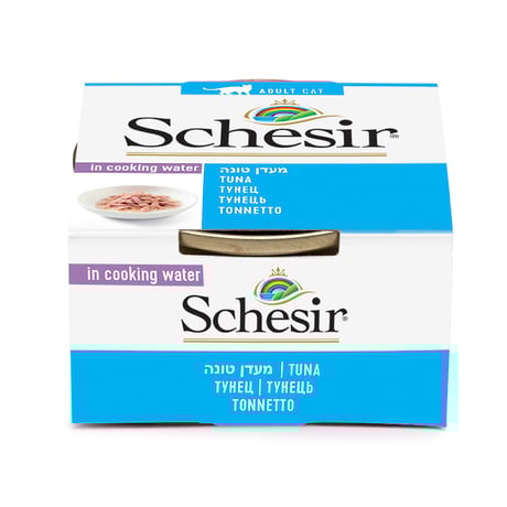 מעדן שזיר לחתולים טונה טבעי במי בישול 85 גר'