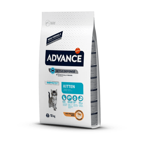 אדוונס גור חתול 10 ק"ג - Advance Kitten Chicken