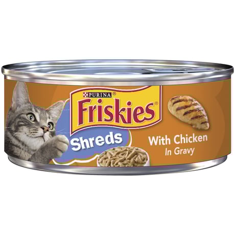 פריסקיז נתחי עוף ברוטב-Friskies Chicken Shreds In Gravy