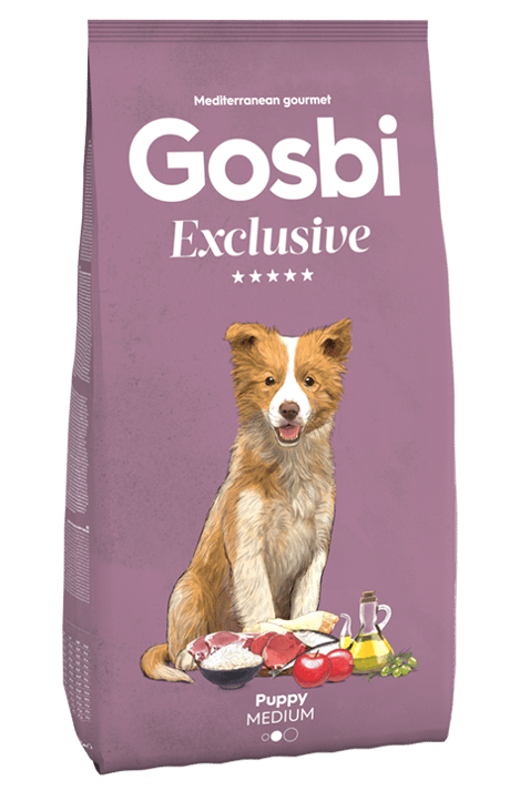 גוסבי אקסלוסיב גורים מדיום 12 ק"ג-Gosbi Exclusive Puppy Medium