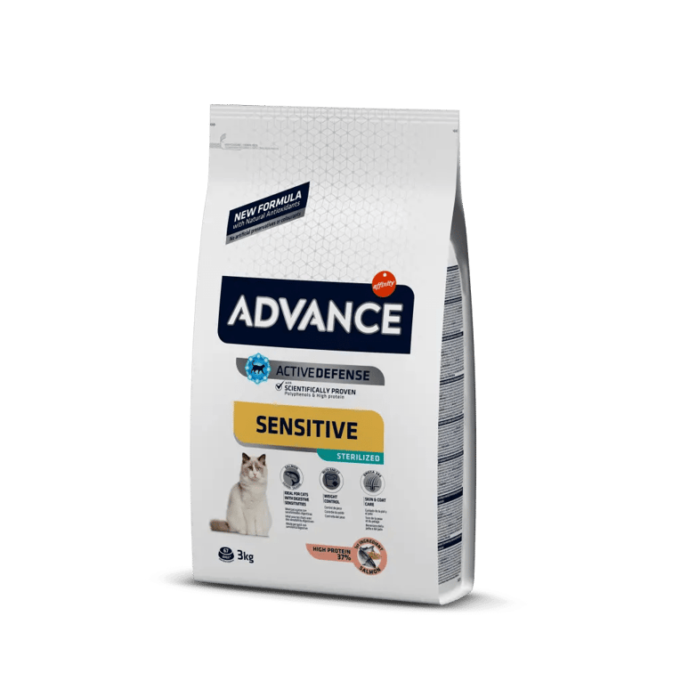 אדוונס בוגר סנסטיב סלמון 3 ק"ג - Advance Salmon