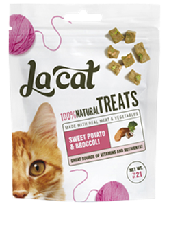 לה קט חטיף בטטה וברוקולי 21 גרם -La Cat Sweet Potat&Broccoli