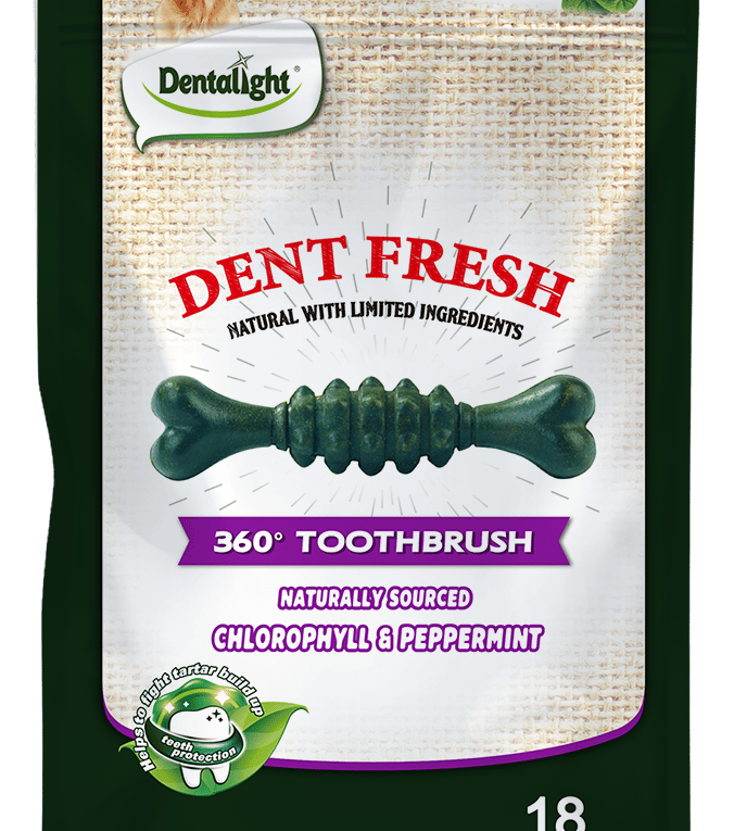 דנט פרש חטיף דנטלי מועשר בכלורופיל ומנטה- Dent Fresh Chlorophyll&Peppermint