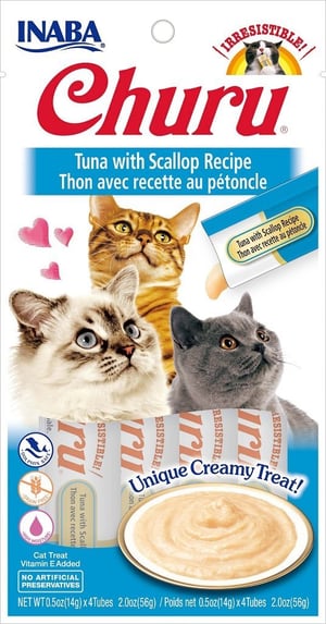 מעדן צ'ורו טונה עם צדפות 56 גרם-Churu Tuna with Scallop