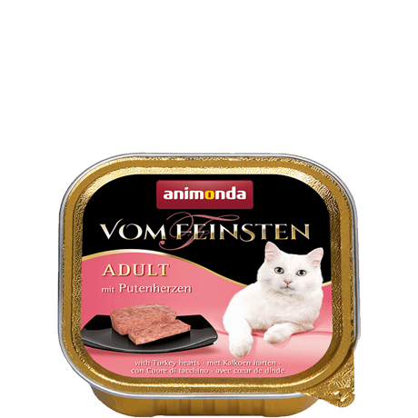 פיינשטיין לבבות הודו חתול בוגר 100 גרם-Vom Finsten Turkey Hearts Adult