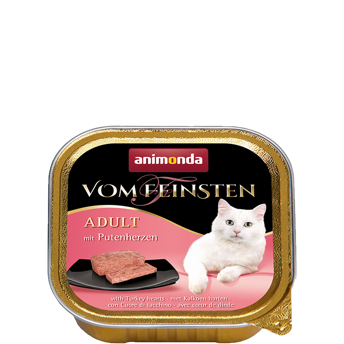 פיינשטיין לבבות הודו חתול בוגר 100 גרם-Vom Finsten Turkey Hearts Adult