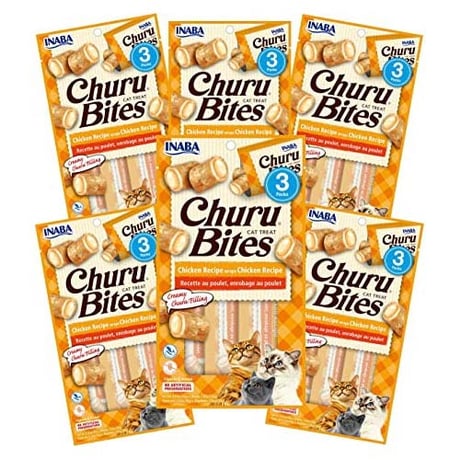 חטיף אינאבה בייטס עוף לחתול 30 גר'