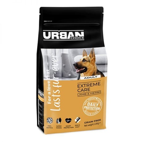 אורבן צ'ויס היפואלרגני כבש וצמחי מרפא 2.5 ק"ג - Urban Choice hypoallergenic lamb
