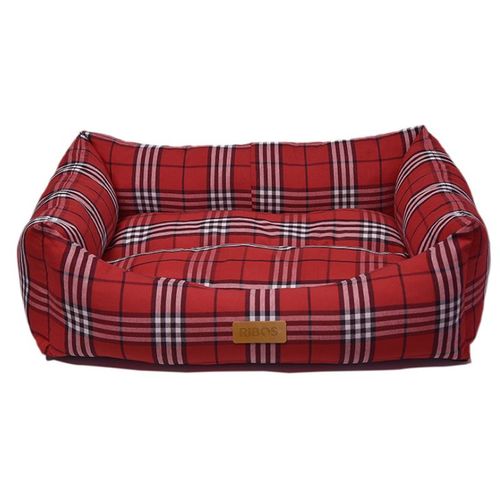 מיטת דניש לבן / אדום במגוון מידות