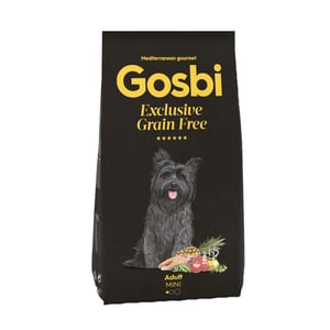 גוסבי אקסלוסיב ללא דגנים גזע קטן 7 ק"ג -Gosbi Exclusive Grain Free Adult Mini