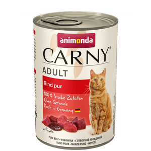 קרני בשר בקר טהור חתול בוגר 400 גרם-Carny Pure Beef Adult