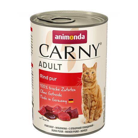 קרני בשר בקר טהור חתול בוגר 400 גרם-Carny Pure Beef Adult