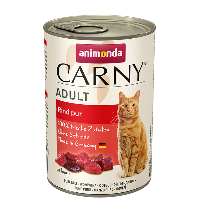 קרני בשר בקר טהור חתול בוגר 400 גרם-Carny Pure Beef Adult