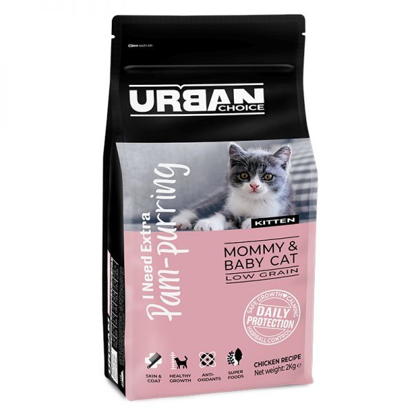 אורבן צ'ויס לגורי חתולים 2 ק"ג - Urban Choice Kitten