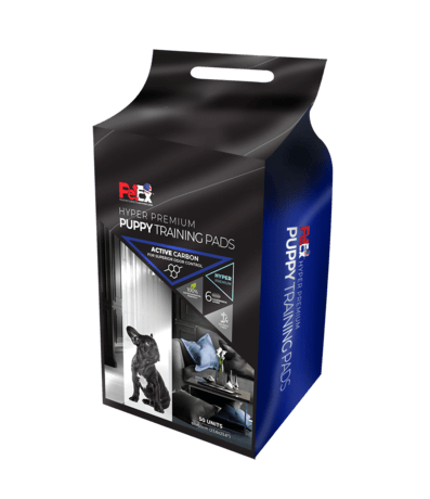 פדים לחינוך גורים בתוספת פחם פעיל - 50 יח'