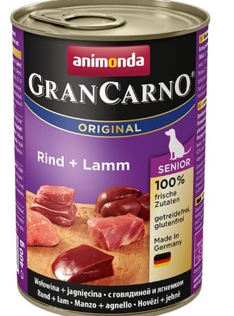 גראן קרנו סניור בקר וכבש 400 גר' - GranCarno Original Senior Cattle & Lamb