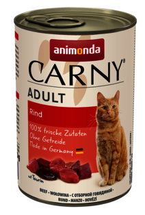 קרני נתחי בקר חתול בוגר 400 גרם - Carny Beef Adult