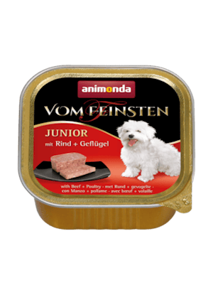 פיינשטיין בקר ועוף לגורים 150 גר' - Vom Feinsten Beef & Chicken Puppy