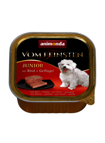 פיינשטיין בקר ועוף לגורים 150 גר' - Vom Feinsten Beef & Chicken Puppy