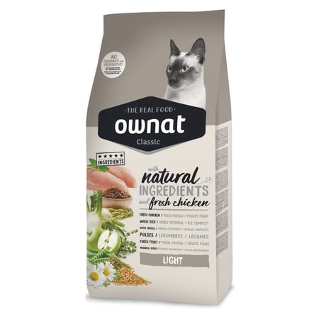 אוונט קלאסיק חתול לייט 4 ק"ג- Ownat Classic Lite