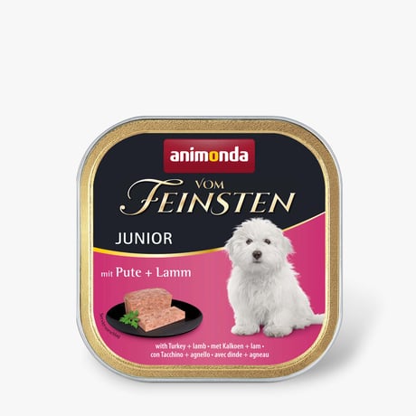 פיינשטיין לגורים הודו וכבש 150 גר' - Vom Feinsten Turkey & Lamb