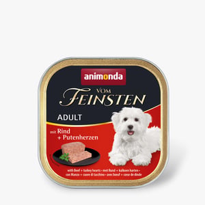 פיינשטיין בקר ולבבות הודו 150 גר' - Vom Feinsten Beef + Turkey Hearts