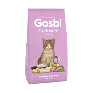 גוסבי חתול אקסלוסיב גור עוף והודו 1.5 ק"ג - Gosbi Exclusive chicken & turkey kitten
